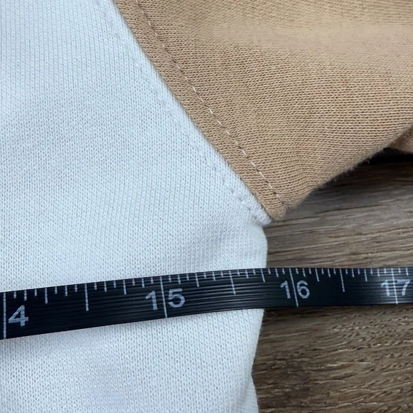 Jordan Youth Colorblock Hoodie NWT Sz S Tan/Cream, Basketball Back to School - Picture 11 of 12